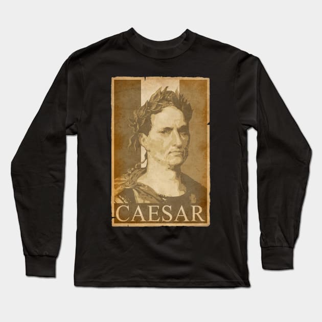 Julius Caesar Propaganda Long Sleeve T-Shirt by Nerd_art